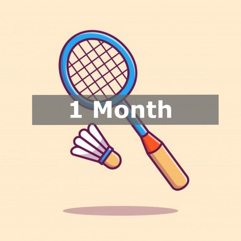 Regular Membership (1 Month) for badminton @CBAdminton.com