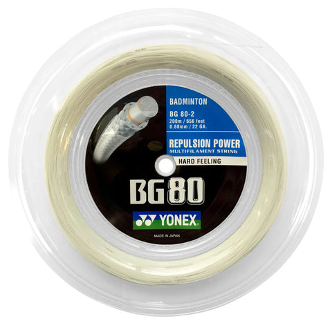 Yonex BG80 200m Reel Badminton String